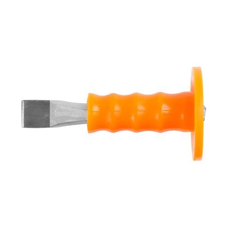 Meißel Strend Pro CC480, 150 mm, flach, mit PVC-Griff und Schutz