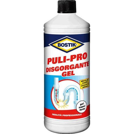 BOSTIK PULI-PRO DISGORGANTE GEL 1 L.. Prezzo per 1 pezzo.