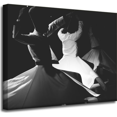 Leinwanddruck Musik Tanz Schwarzweiß 50x40