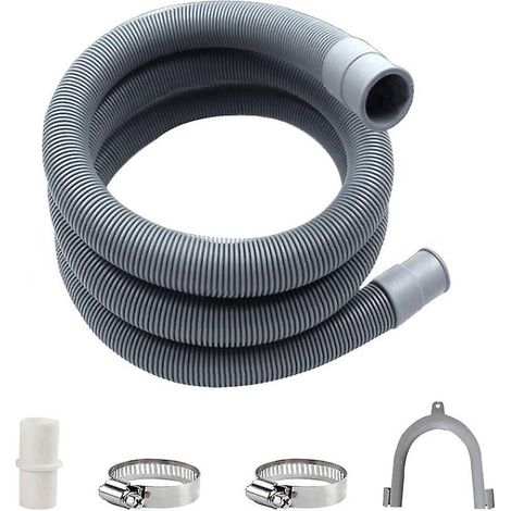 Tuyau de vidange, kit d'extension pour machine à laver, tuyau de vidange universel pour machine à laver, vidange d'eau (1/5)