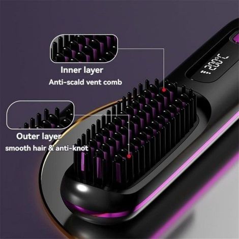 Stylingkamm – Stylingbürsten – Heizbürste – Glättungsbürste – Für Haare – Keramik – Stylingkamm (1/5)