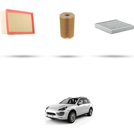 Kit tagliando 3 filtri compatibile con Porsche Cayenne II (958) 4.8 S 294Kw dal 2010 (1/5)