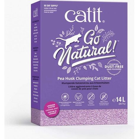 Catit naturel Go Guisante Sand, lavande 14L