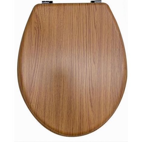Cleafe - Copriwater Universale Sedile Per Bagno Copri Wc Water In Legno Mdf 18" 52987a - (1/2)