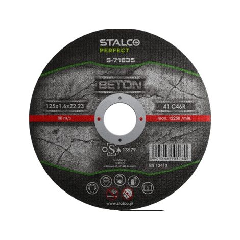 Escudo plano para hormigón Stalco 230x3.0 perfecto