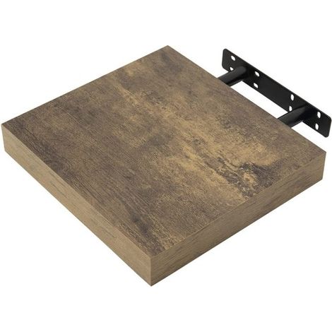 WOLTU Mensola da Muro Scaffale Libreria a Parete Decorazione per Cucina Marrone 30 cm