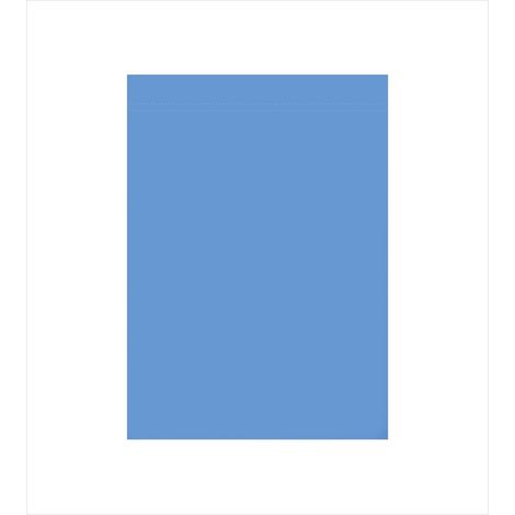 KLULK Lenzuolo Sopra Una Piazza e Mezza Blu Cobalto 100% Cotone 180 x 290 Cm Made In Italy 1 Posto e Mezzo (1/5)