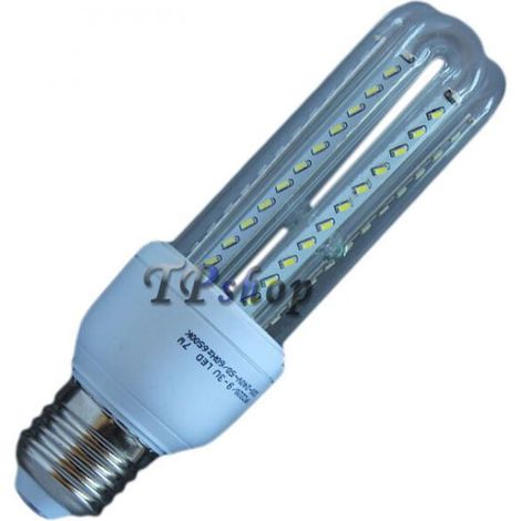 LAMPADA LAMPADINA FARETTO LED 2835 SMD 3 5 7 9 12 16 24W 6500K LUCE BIANCA E27 7 Watt