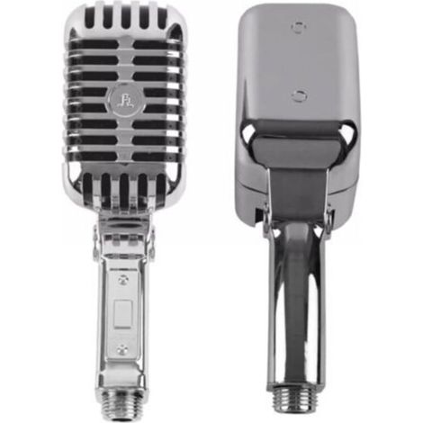 Pommeau de douche avec microphone, pommeau de douche haute pression amovible, douchette, pommeau de douche original en forme de microphone : amusez-vous à chanter