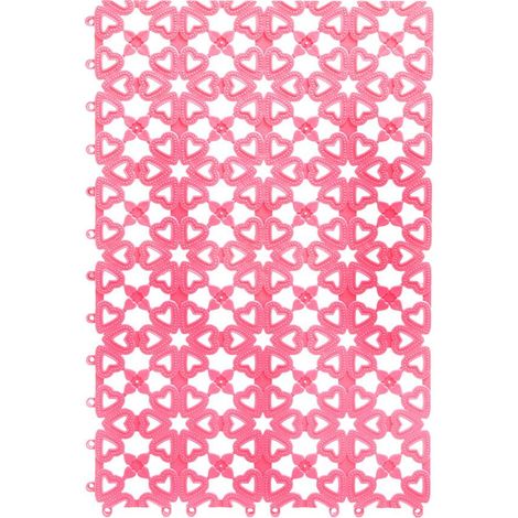 Tapis Pour Chien - Tapis Antidérapant En PVC Pour Cage Ou Niche - 30 x 20 cm - Violet/Bleu/Rose/Vert - 1 Pièce (1/5)
