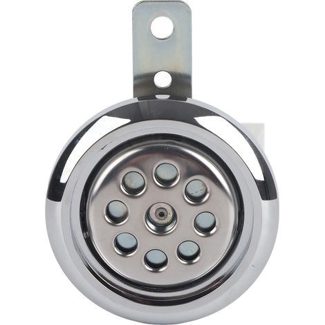 moto universel étanche 110dB fort 12V 85mm avec couvercle chromé en nid d'abeille Q2o251