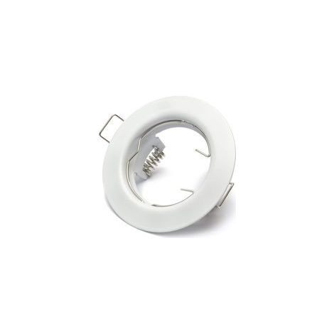 Cadre à encastrer Spot encastrable avec douille GU10 Blanc