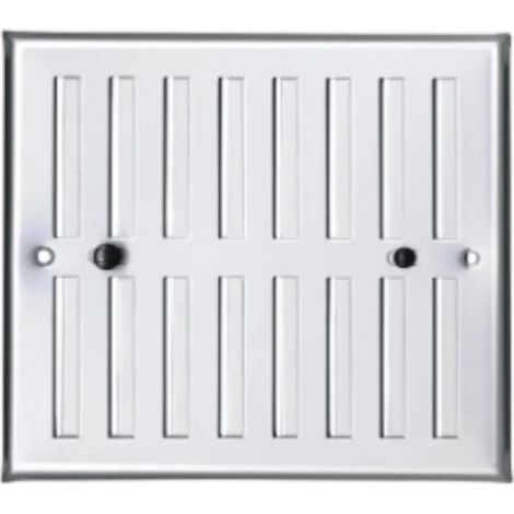GRIGLIA CON DOSATORE MM 130X168 ALLUMINIO ANODIZZATO