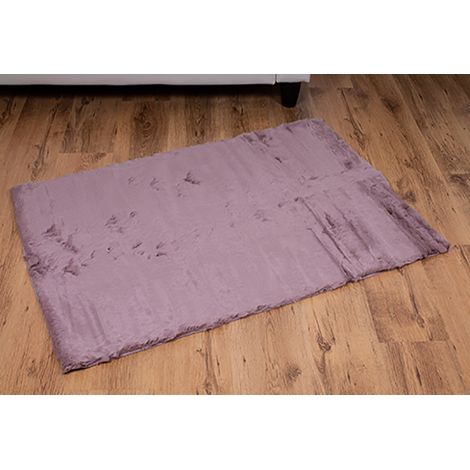 Velours-Teppich Rabbit Rosa 80x120cm -M800862-Rosa