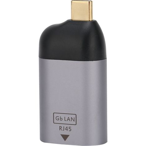 Adaptateur RJ45 vers USB-C Gigabit : adaptateur LAN RJ45 compatible avec MacBook Pro/Dell XPS (1/5)