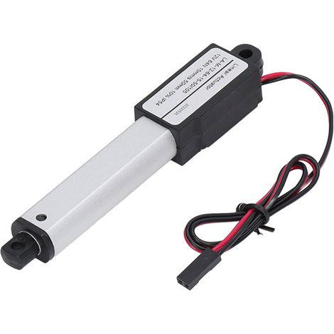 Actionneur linéaire électrique de type stylo, étanche, micro-actionneur linéaire électrique 12 V pour machines agricoles et théâtrales, 50 mm (1/5)