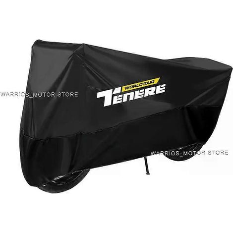 (Taille M pour 160 cm - noir) Housse de moto imperméable et résistante aux UV, à la poussière et à la neige pour YAMAHA Tenere 700 World Raid 2022 (1/5)