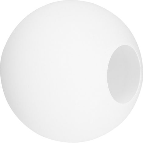 Abat-jour boule blanc laiteux, abat-jour en verre, abat-jour en verre dépoli blanc laiteux, couvercle de lustre en verre soufflé, abat-jour boule blanc jade dépoli