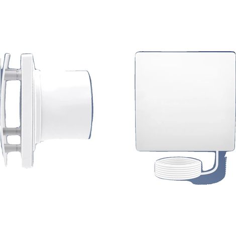 Extractor de aire, 7 velocidades, control remoto, color blanco. (1/2)