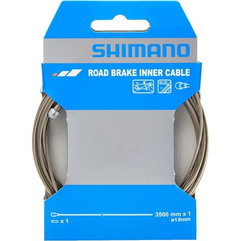 Kit Câble Frein Inox - 1 Pièce - Acier Inoxydable - Haute Résistance Tandem - Vélo de Route et Loisir - 1,6x3500 mm (1/3)