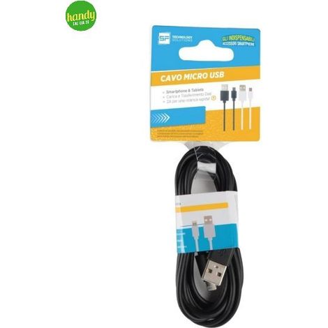 Cavo micro USB Handy 2 m nero