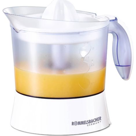 Rommelsbacher ZP 40 exprimidor Licuadora centrífuga 40 W Transparente, Blanco (1/5)
