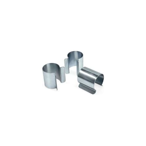 Packung mit 25 Tunnelgewächshausclips für Planen, 25 mm Durchmesser, 32 mm Durchmesser, Metallbefestigungsclips für Planen, Gewächshausbefestigungen, verzinkte Stahlclips (25 mm Durchmesser) (1/5)