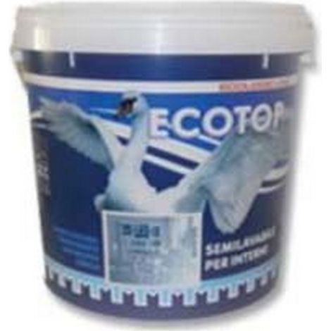 1PZ SEMILAVABILE "ECOTOP" PER INTERNI - lt.2.5 bianca