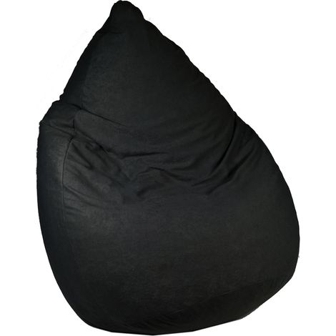 Pouf Meuble Fauteuil Noir 220 L (1/2)