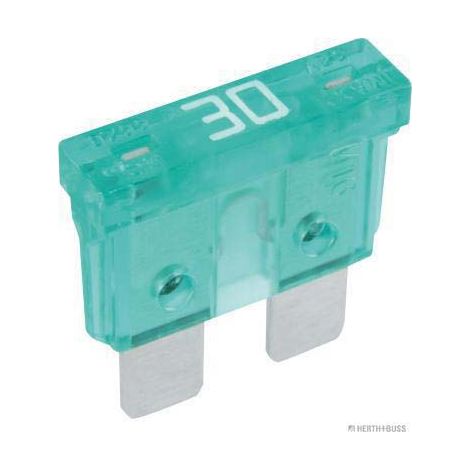 Standard-Flachsicherung 32V 30A 19,05x18,54mm grün 1 Stück.