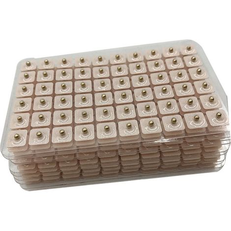 600 pastilles magnétiques auriculaires autocollantes pour soulager les douleurs d'oreille, soin de santé, patchs de points d'acupuncture, 600 pièces, aimants, bien-être auditif (1/5)