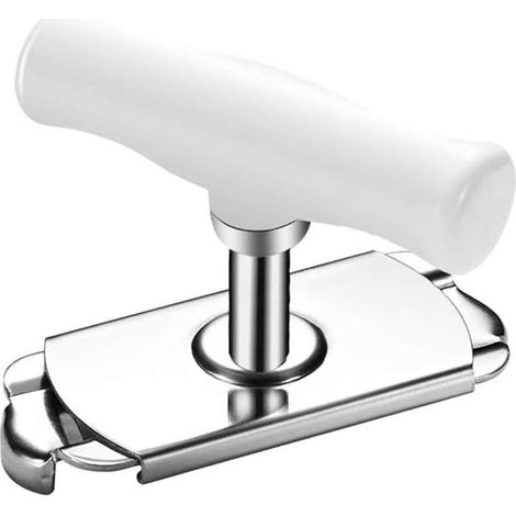 ouvre bocal manuel 1-4 pouces multifonctionnel réglable professionnel antidérapant facile pour cuisine maison bar ,blanc (1/4)