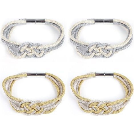 CSPARCV 4 Fermacravatte magnetiche per tende, Accessori per tende, Fermacravatte decorative per tende, Cinghie per tende, Fermacravatte eleganti per tende, Accessori per la casa (1/5)