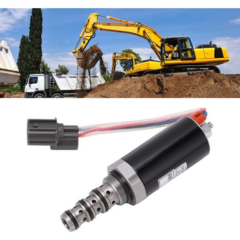 Das verriegelbare Sicherheitsmagnetventil KWE5K-20/G24D12A ist kompatibel mit den KOBELCO-Modellen SK200-6E/230-6E/250-6E/200-5/230-2. (1/5)