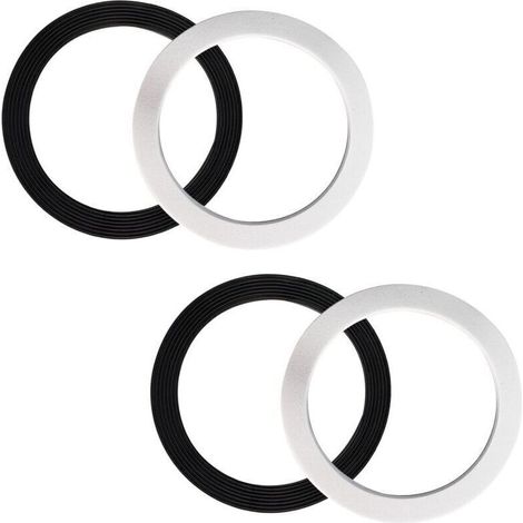 4 Pièces Joint Torique Universel pour Bonde d’Évier 110 mm – Étanche et Flexible, Compatible avec la Plupart des Siphons (1/5)
