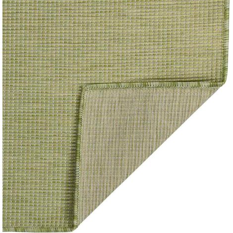 Maison Exclusive - Outdoor-Teppich Flachgewebe 80x250 cm Grün (1/5)