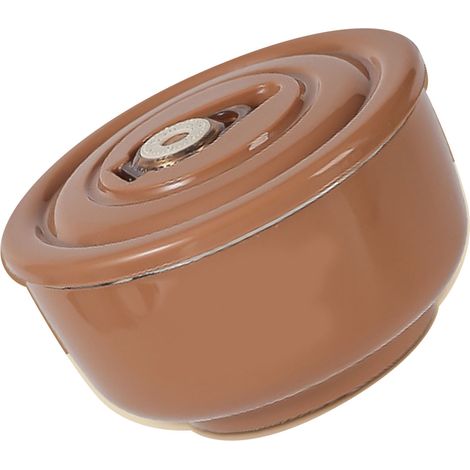 Bol pour enfants en acier inoxydable 304 antichoc, double paroi isolante, couleur café. (1/5)