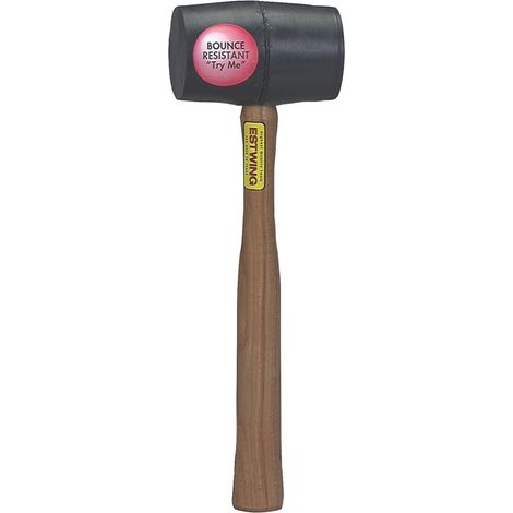 Estwing EDH-12 Black Deadhead Rubber Mallet, 12oz