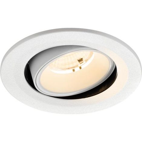 Spot encastré NUMINOS® MOVE S intérieur 2700 K 55° IP20 rond blanc - SLV - 1009503