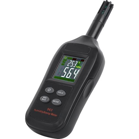 UA963 Tragbares Temperatur- und Feuchtigkeitsmessgerät mit hoher Genauigkeit und Empfindlichkeit, digitalem LCD-Display (1/5)
