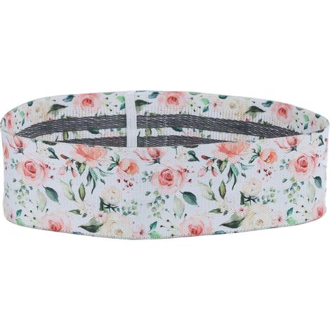 Ceinture de Fitness en Latex Doux pour Entraînement des Jambes et Fessiers - Résistante et Confortable - Blanc (1/5)