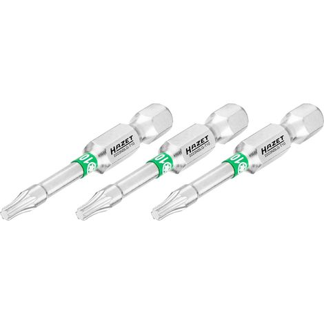 Hazet Bit 1/4 (6,3 mm) Sechskant massiv, Innen TX Profil, 3-tlg., SW T10, lang (1/5)