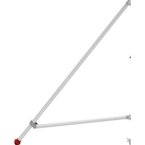 Hymer Einzelteil Gerüst Ausleger Basisteil + Erweiterungsteil 2,63x0,15m (1/2)