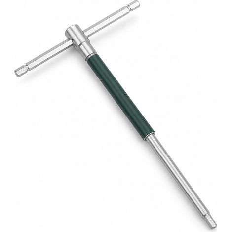 Clé mâle six pans en T coulissante 4 mm poignée longue (1/5)