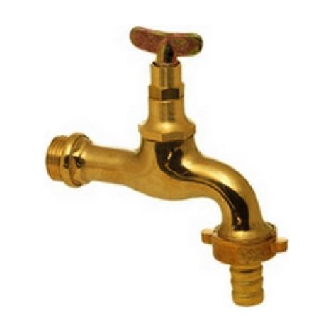 RUBINETTO PORTAGOMMA TEDESCO PESANTE CON CHIAVE LEVABILE 1/2
