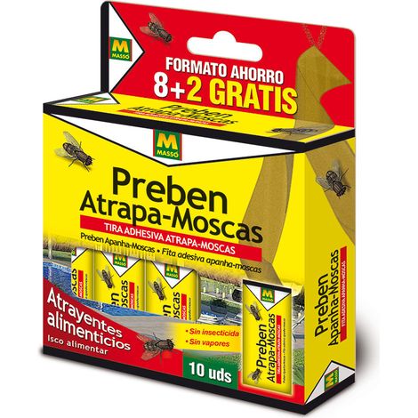 10 x Bandes attrape-mouches MASSO - 06275
