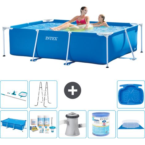Intex Piscina con struttura Rettangolare - 220x150x60 cm - 7-pezzi S30057 (1/5)