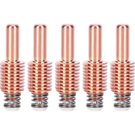 Lot de 5 Électrodes de Soudage 220842 en Cuivre - Consommables pour Machine de Découpe, Compatible MAX85