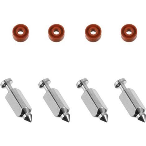 Kit sede spillo valvola carburatore Briggs Stratton 398188, valvola a spillo flottante per motore tosaerba