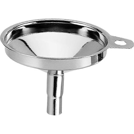 Entonnoir de cuisine multifonctionnel pour le remplissage et le transfert d'épices en cuisine et en salle de restaurant-Silver (1/5)